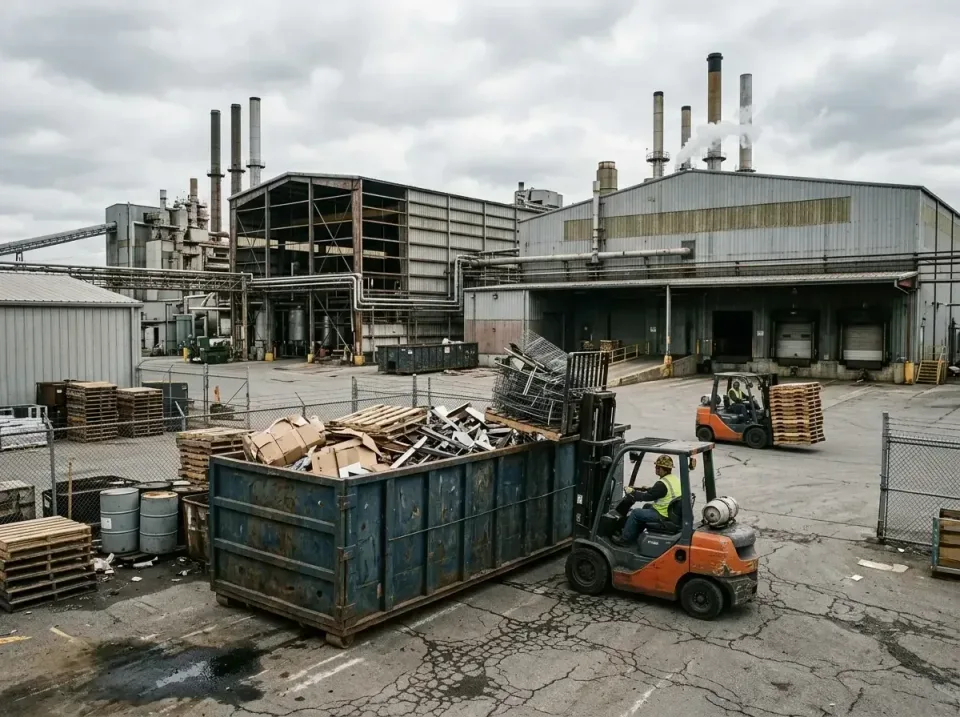 industrial-factory-scrap-conta-003 — frequently asked questions, Cheap Roll-off Dumpster Rentals in Morton, IL